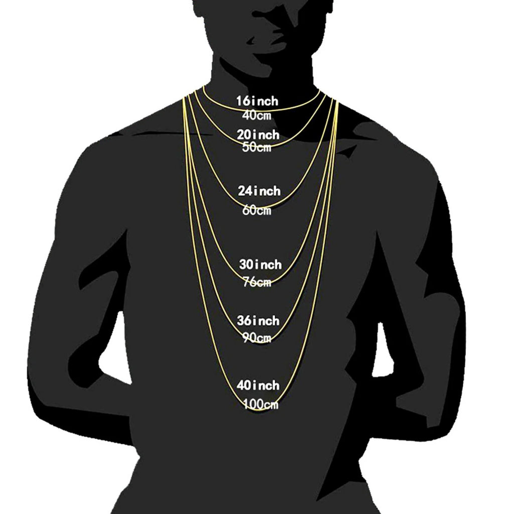 15mm Iced Out Cuban Link Chain Necklace, 16-24 Inch N839