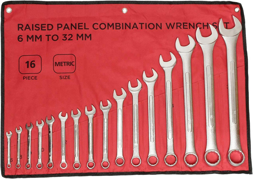 16pc Metric Combination Wrench Set 6mm-32mm V25228
