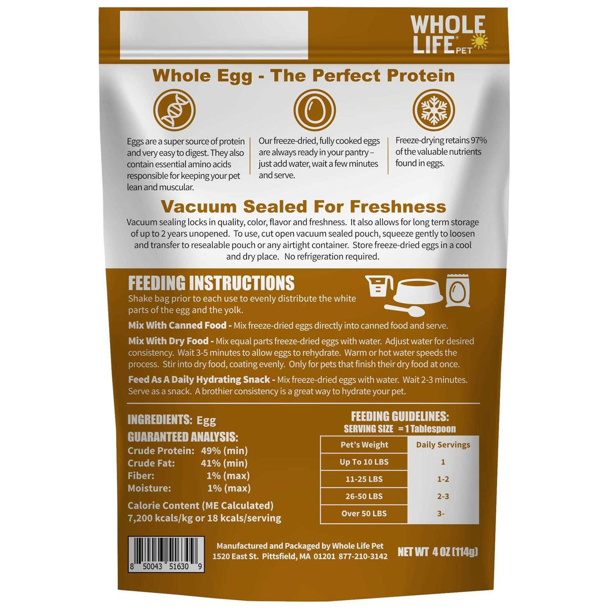 Freeze-Dried Eggs Dog & Cat Treats W607974