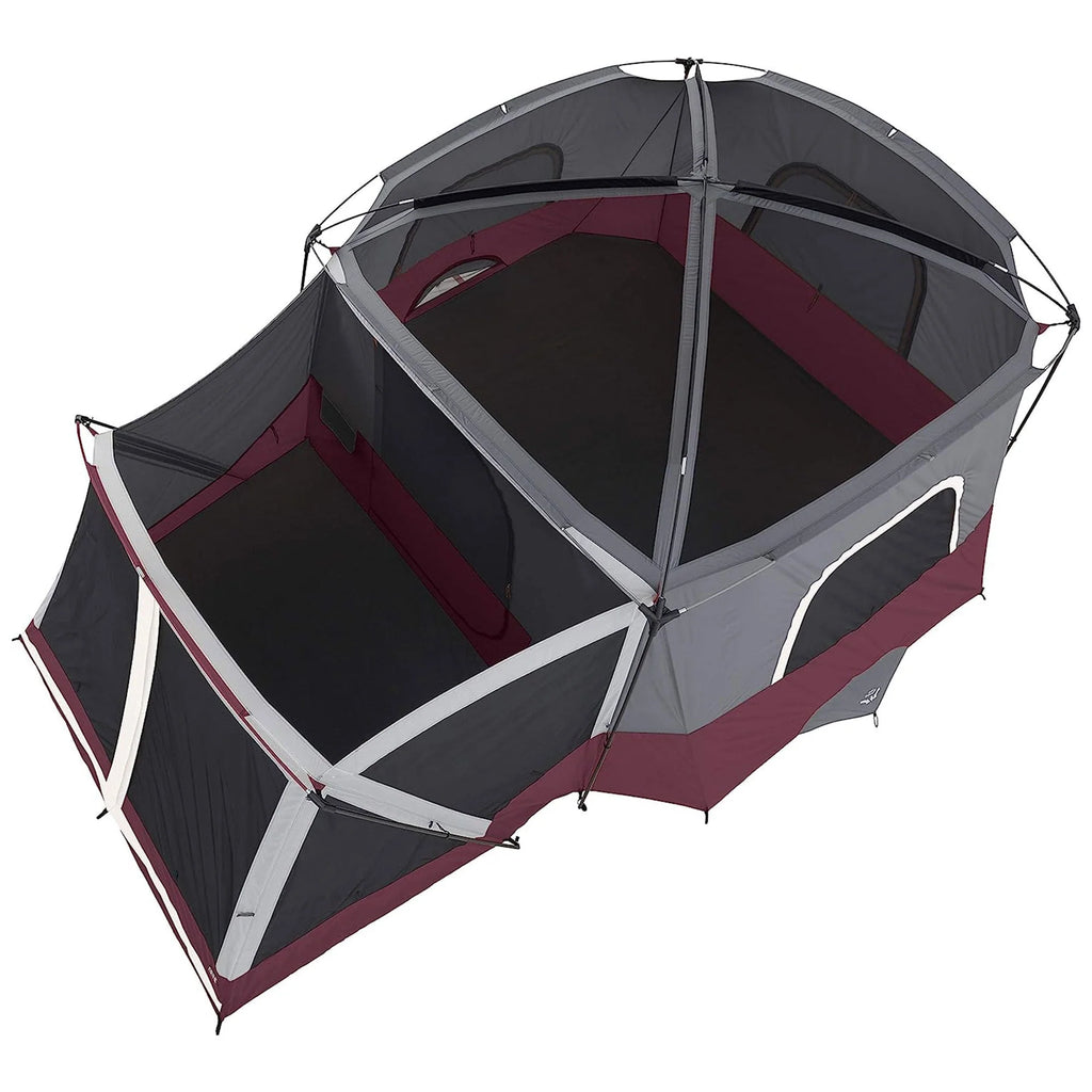 11-Person Camping Cabin Tent with Screen Room, Red X10914