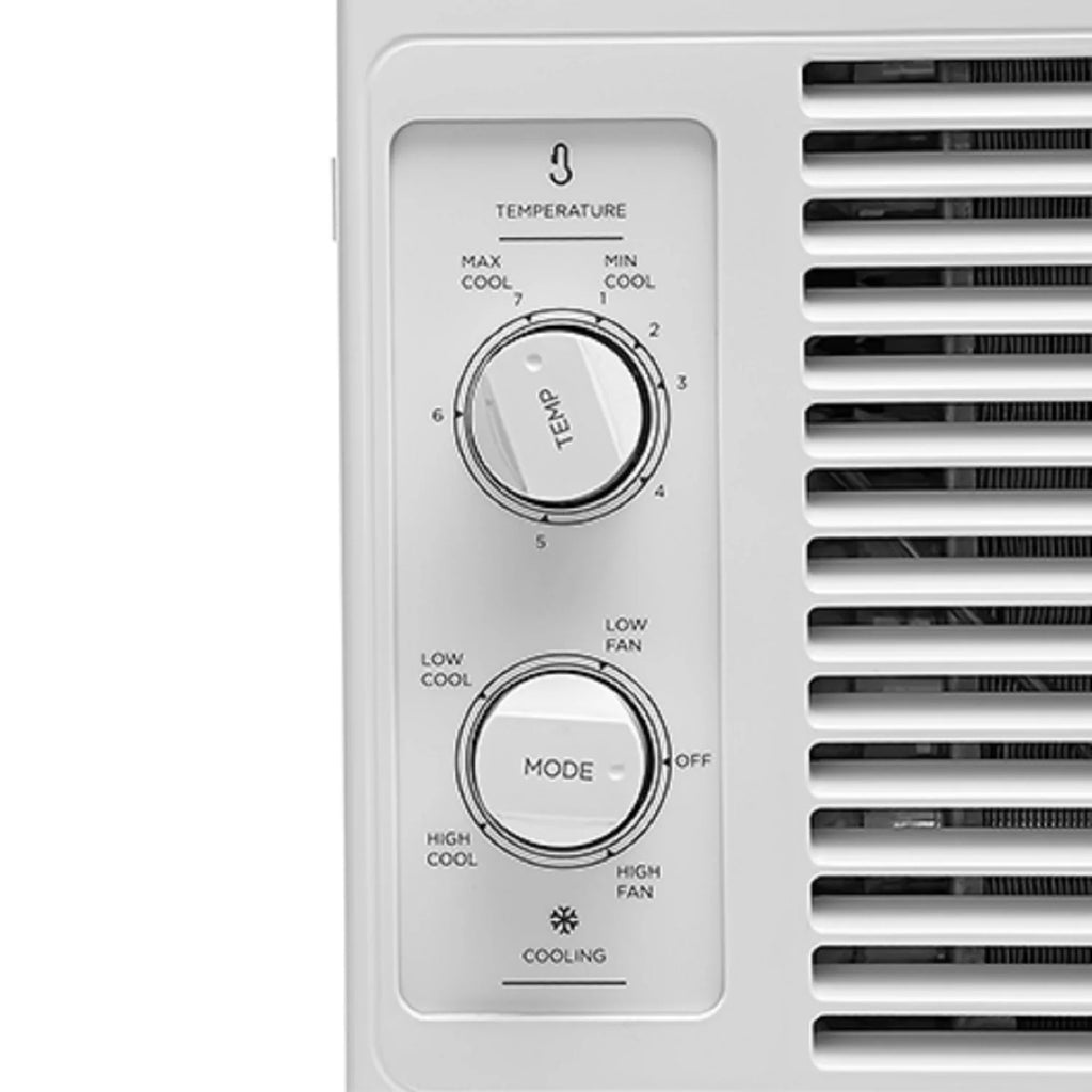 5,000 BTU 150 Sq ft Mechanical Window Air Conditioner, White O20401