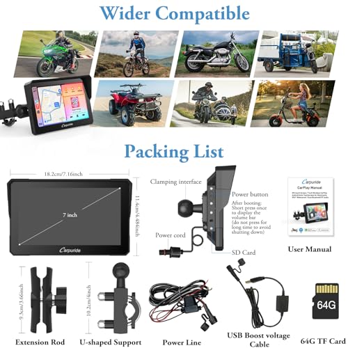 7 inch Waterproof Touchscreen GPS Navigation O95031