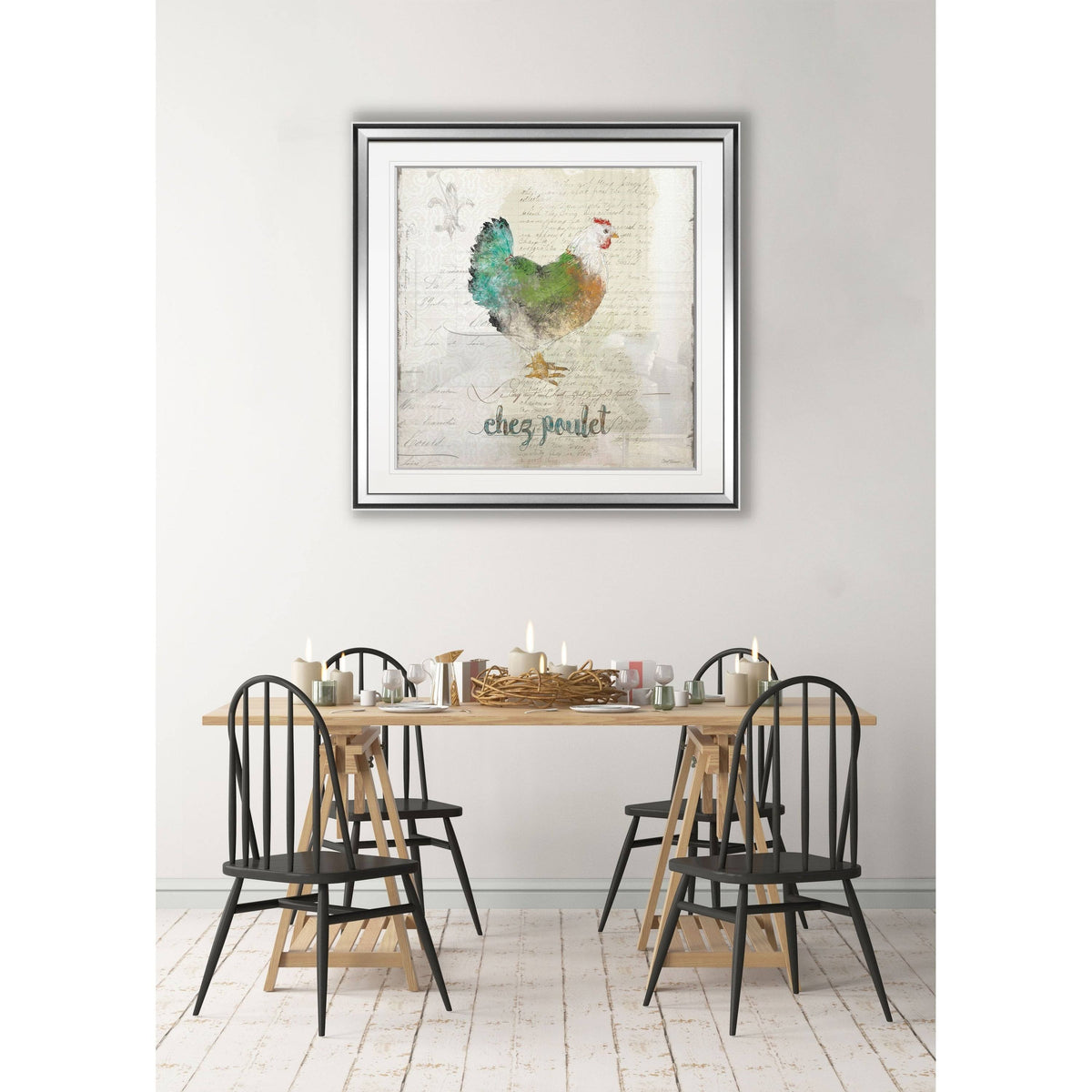 Framed Giclee Print 24 x 24 I540