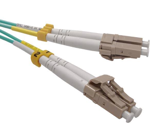 LC to LC Multimode 50/125 OM3 Duplex 100 Meter Fiber Optic Patch Cable P695