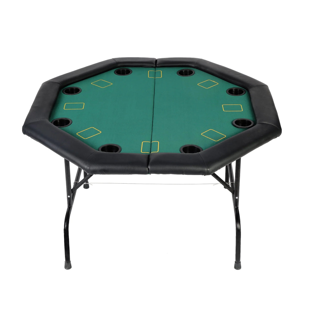 48 Octagon Folding Poker Table with Cup Holder T889
