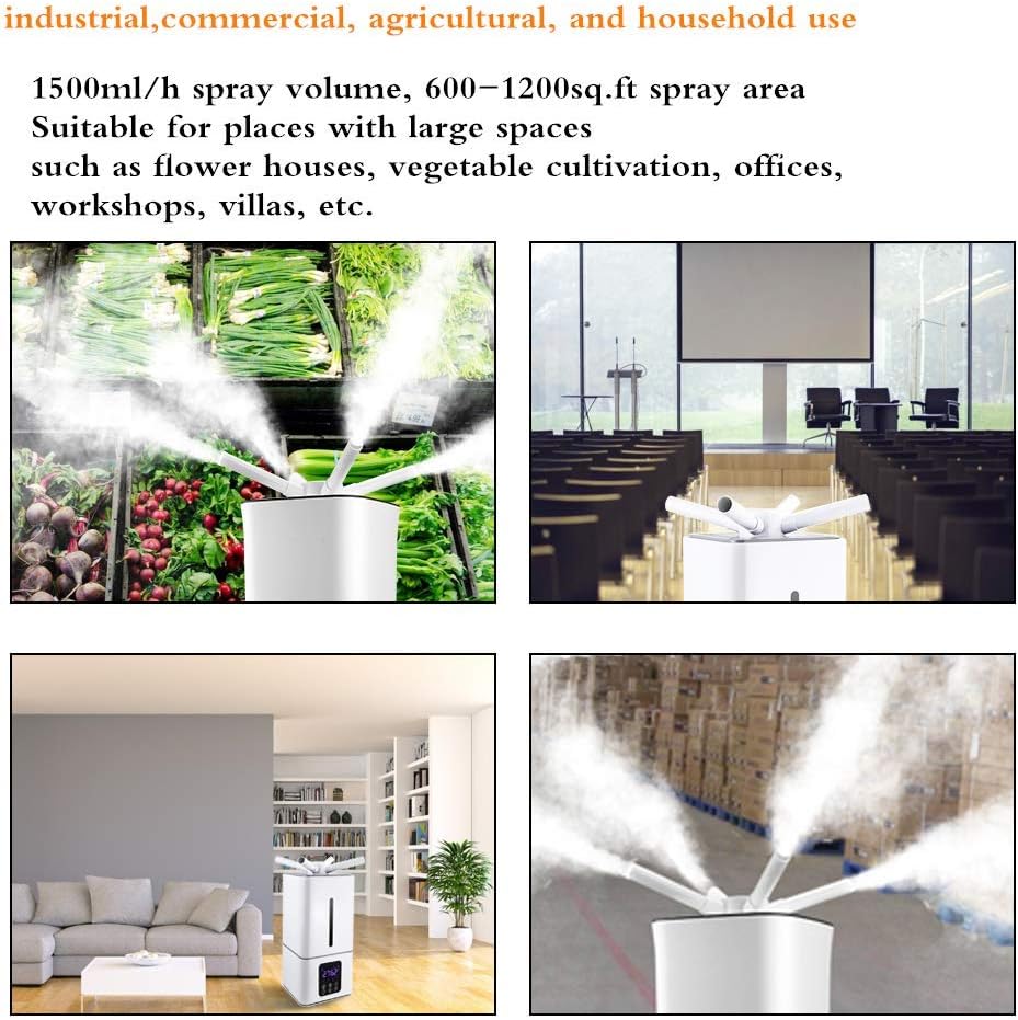 Industrial Humidifier 1350ml/h 600-1200sq.ft 110V D97657