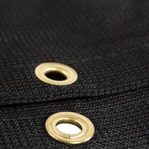 Black Mesh 12x24 Heavy Duty UV Screen Shade Tarp G9859