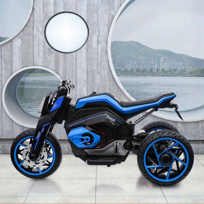 12V Kids Ride on Motorcycle Electric Three-Wheeled Toy Bike Car with MP3 Horns I403086