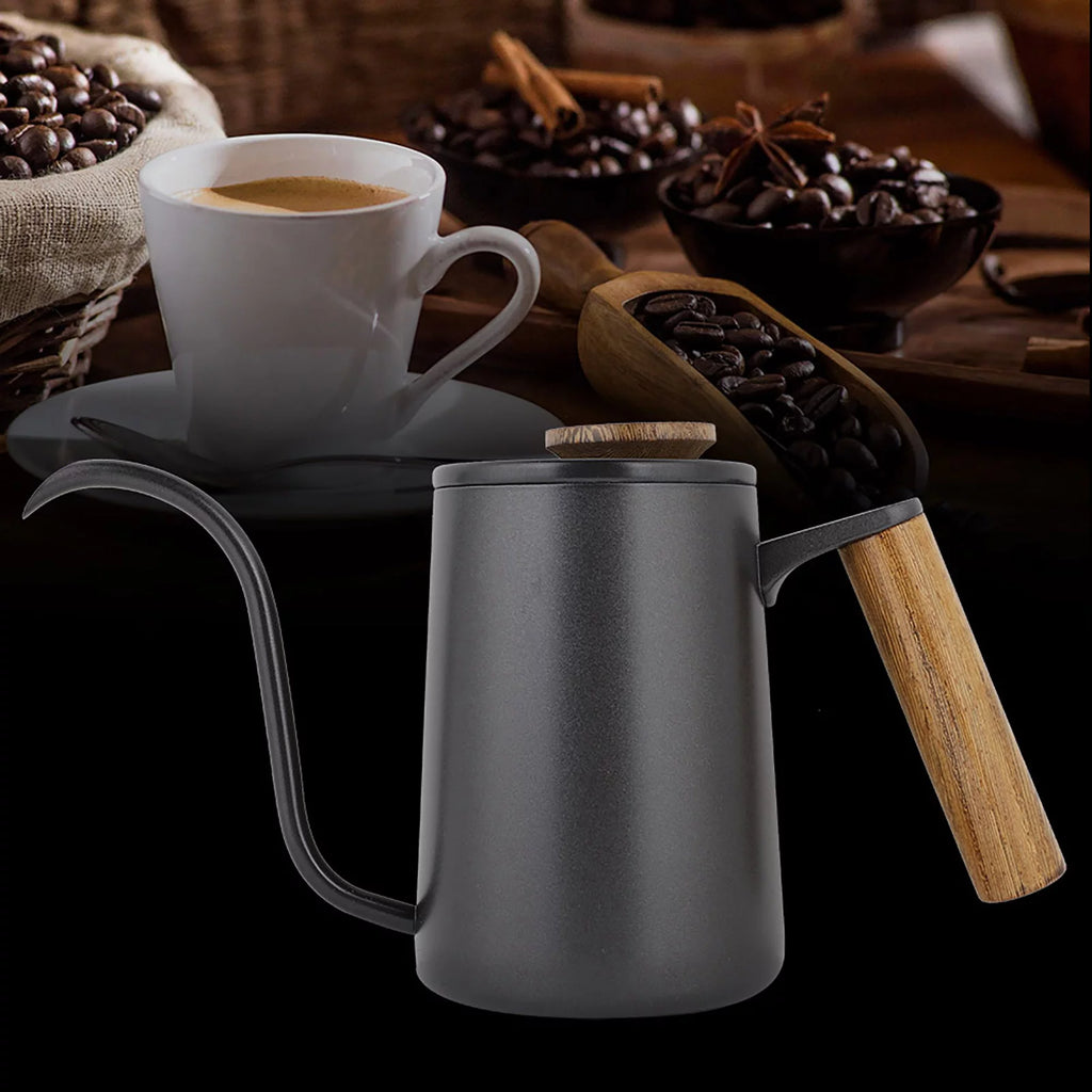600ML Stainless Steel Gooseneck Drip Coffee Pot P756749