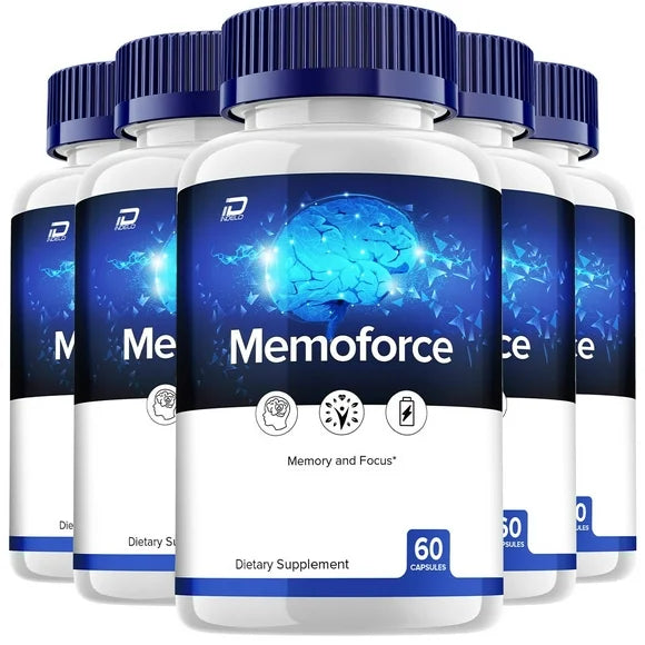All-Natural Memory and Focus Support Capsules 5 Pack 300 Capsules C489