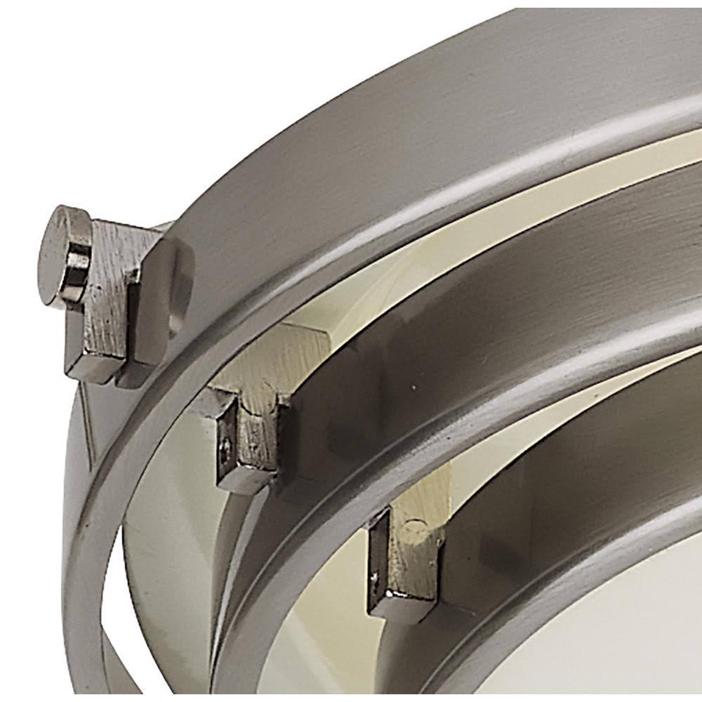 Brushed Nickel Flush-Mount Light P80188