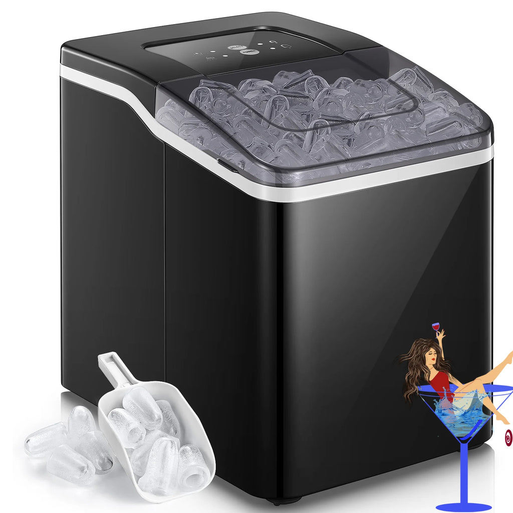 Countertop Ice Maker 2 Ice Sizes 28 lbs Self-Clean Z3101