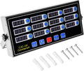 12 Channels Stainless Steel Kitchen Timer, Pack of 2 M389
