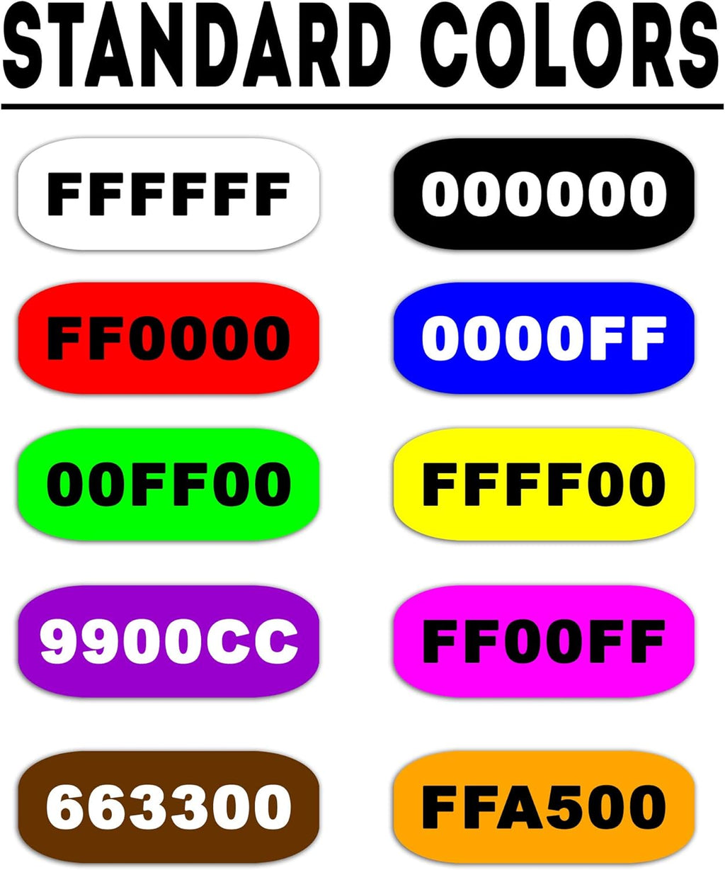50 Pack Custom Yard Signs, Waterproof Plastic E2744