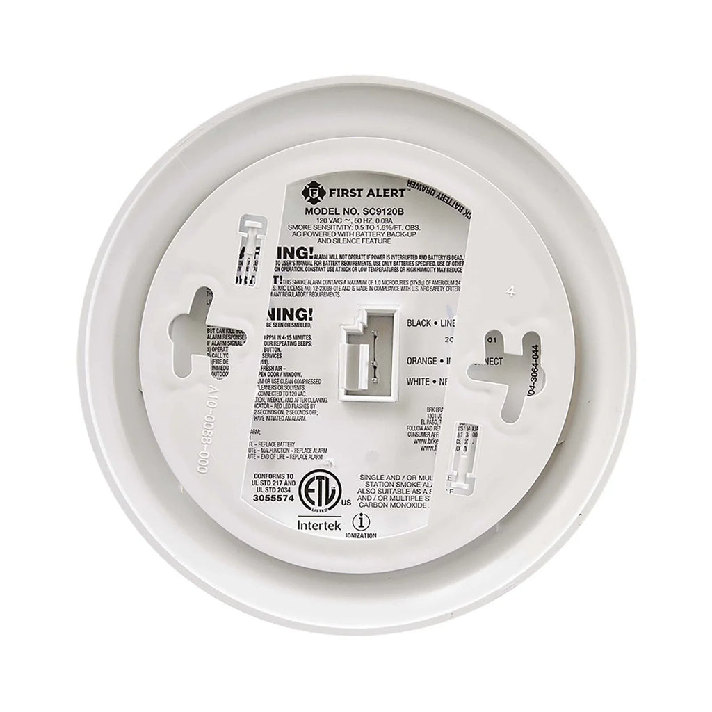 2 Pack Hardwired Smoke & Carbon Monoxide Detectors I514675