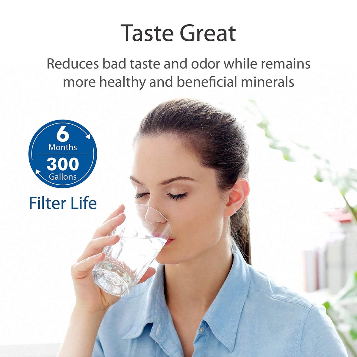 Refrigerator Water Filter, NSF 42 Certified, 2 Pack G1015