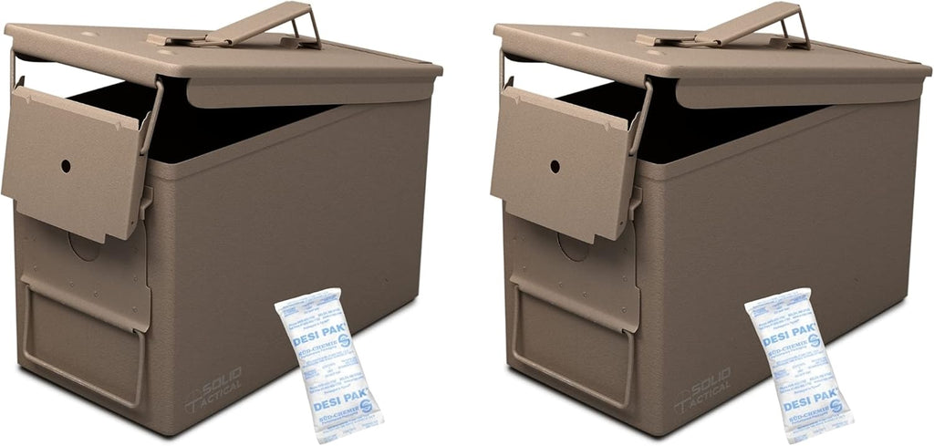 Matte Black OD Green FDE Brown Steel Ammo Box P199