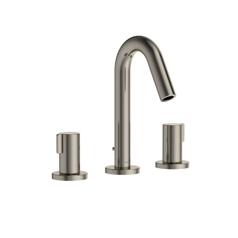Polished Nickel Two Handle Widespread Bathroom Sink Faucet Z206