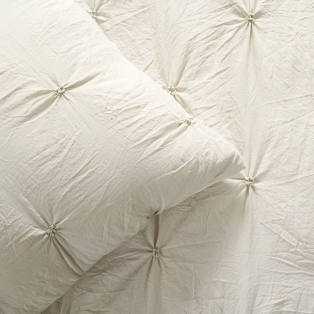 Pintuck Geo Comforter Set Full/Queen R5320