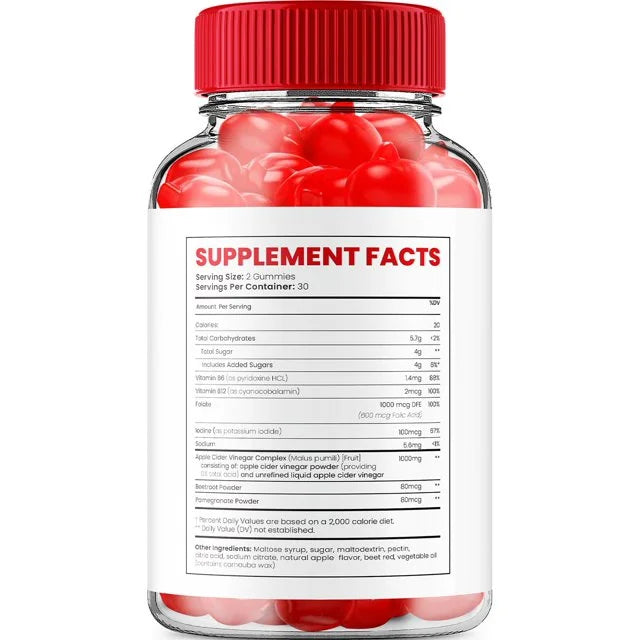 Keto ACV Gummies 1000mg Vitamin B12 300 Gummies V81844