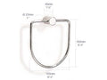 Polished Chrome Towel Ring V101830