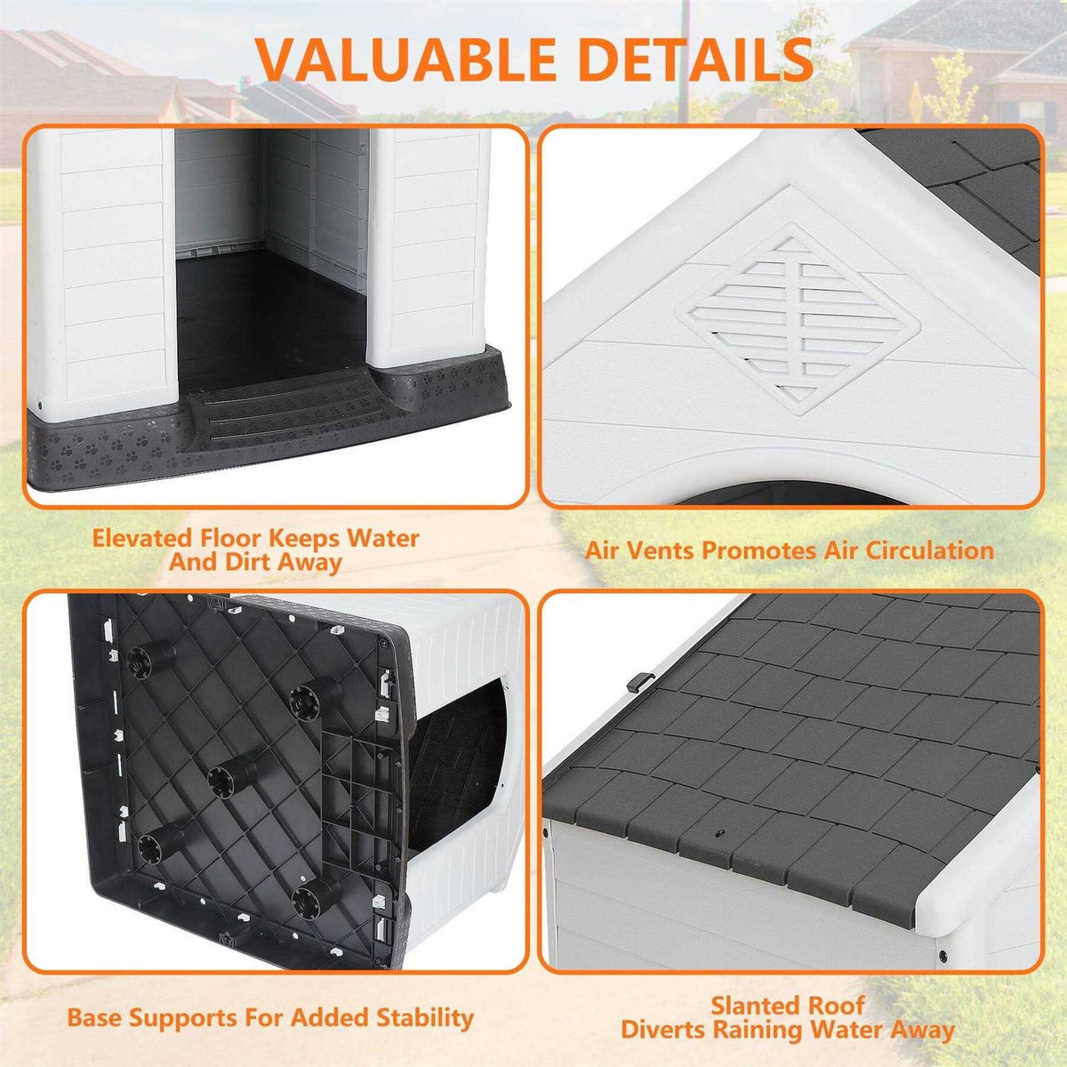Large Insulated Waterproof Dog House A308