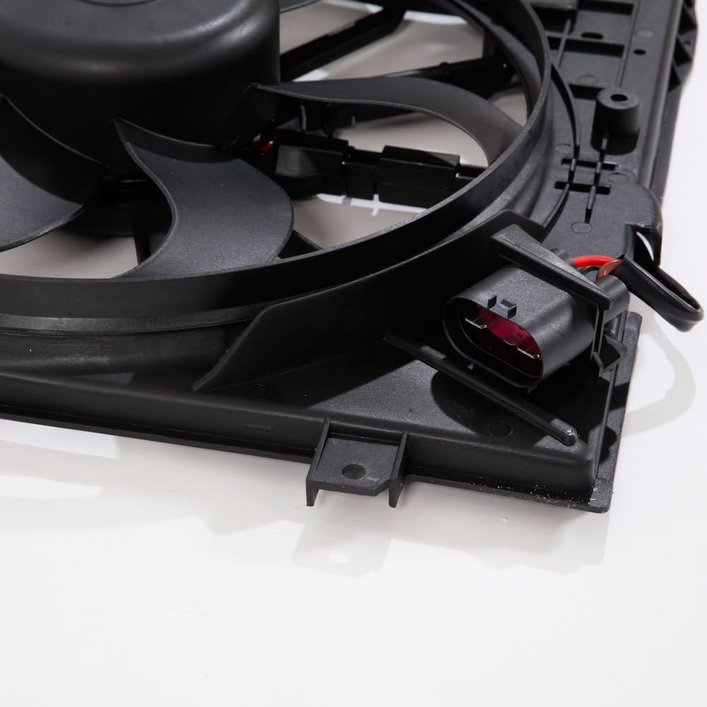 Engine Radiator Dual Fan Assembly Compatible with Volkswagen Audi 2.0L 1984CC Z6180