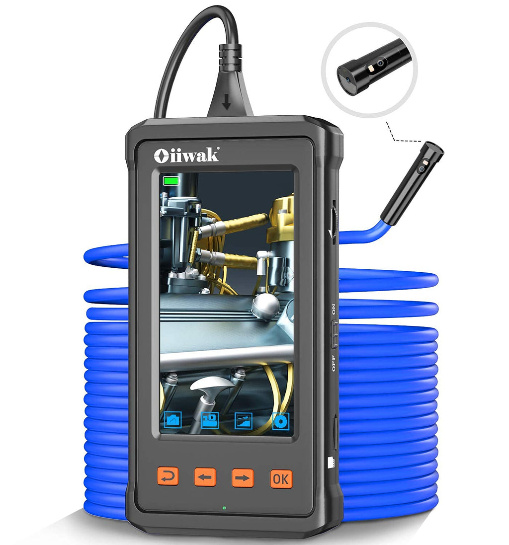 Dual Lens Borescope Inspection Camera with 4.3'' Screen 1080P HD Waterproof G517