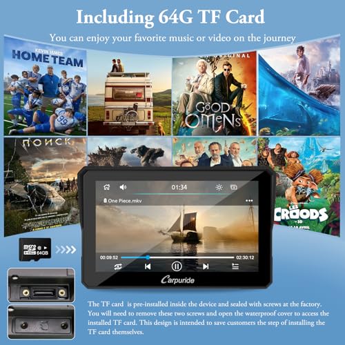7 inch Waterproof Touchscreen GPS Navigation O95031