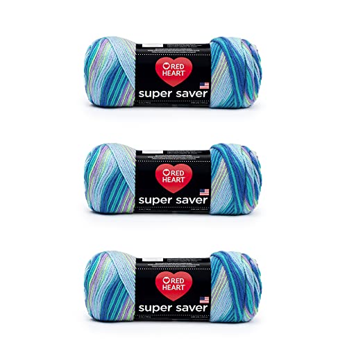 3 Pack 5oz Acrylic 4 Medium Yarn J48945
