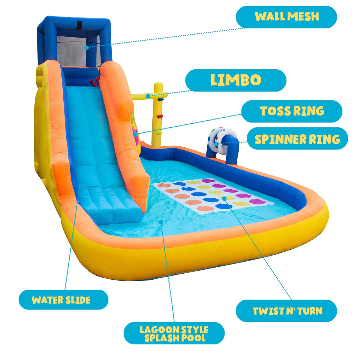 Inflatable Bouncer Water Game Park F741040