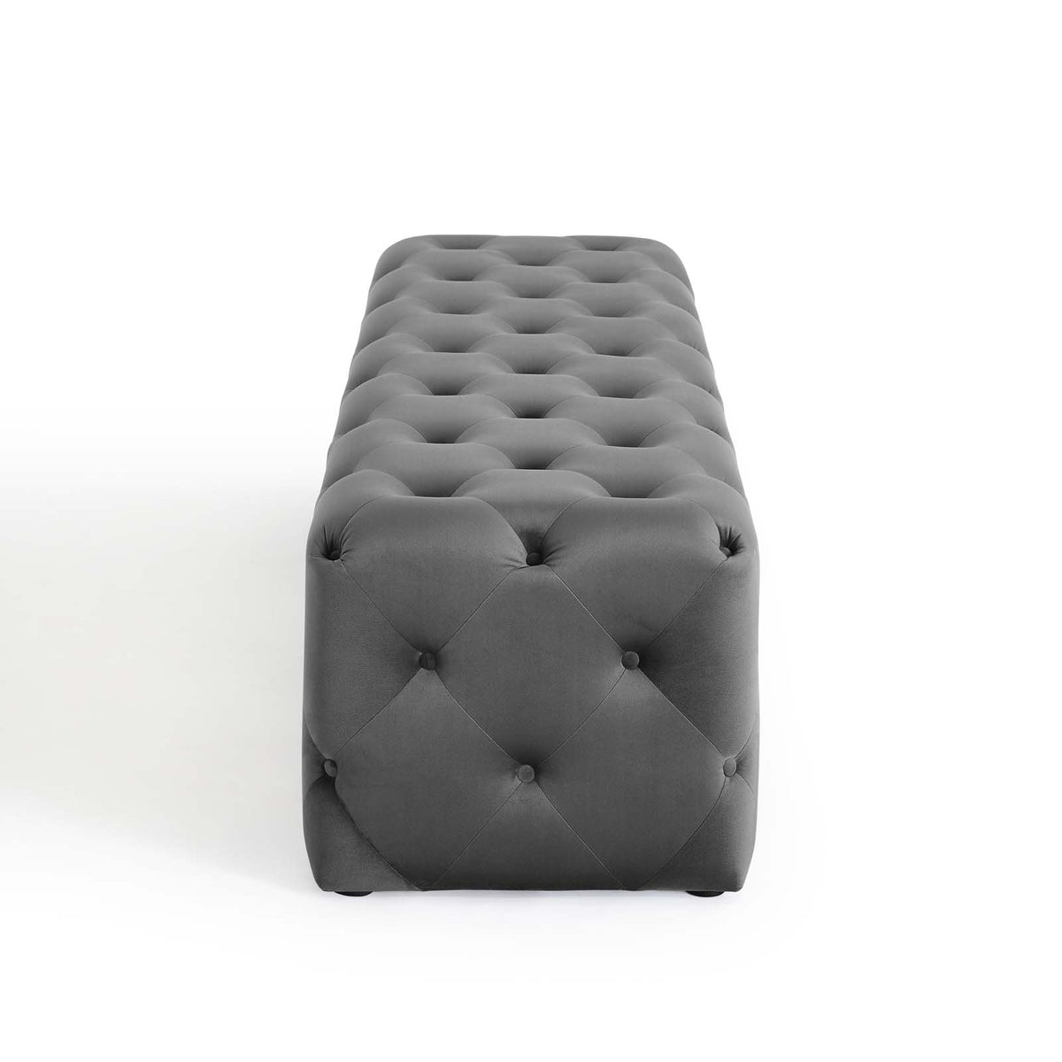 Tufted Velvet Accent Chair Bench W373449