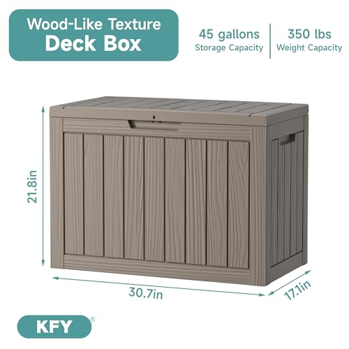 30 Gallon Waterproof Resin Deck Box P711