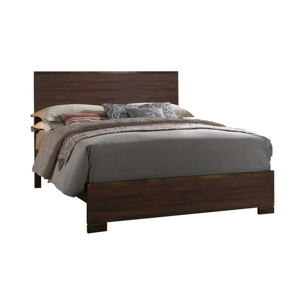 Bedroom Set Rustic Tobacco and Dark Bronze D500519