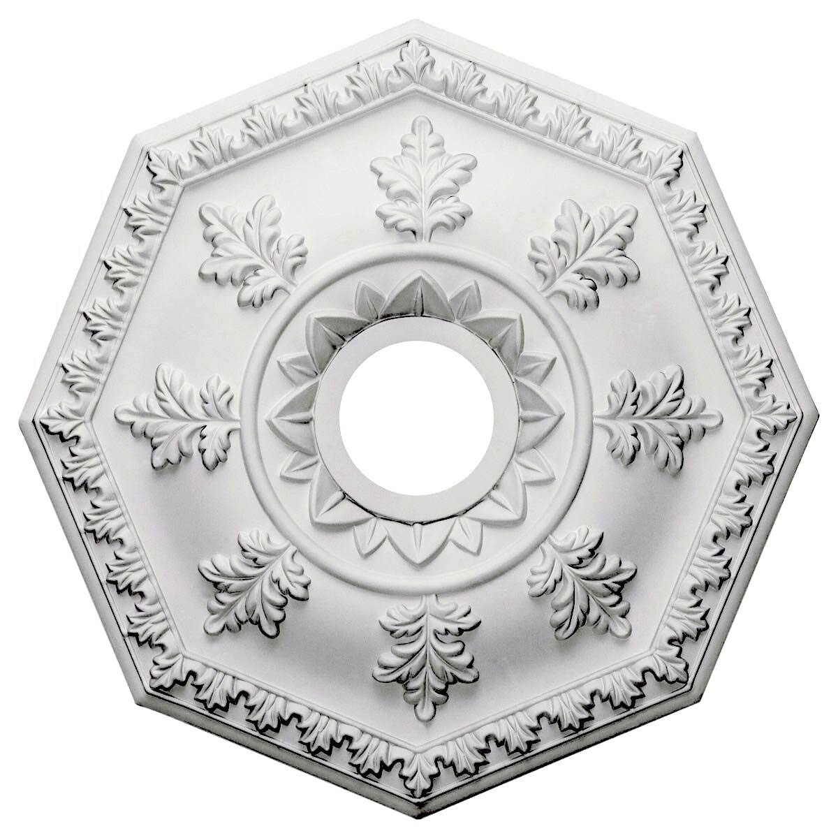 18x22OD x 3 1/2x22ID x 1 1/2x22P Hand-Painted Copper Penny Ceiling Medallion K400066