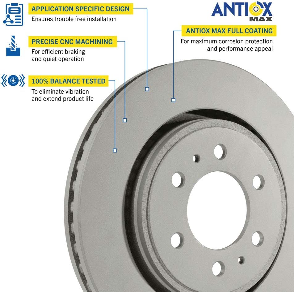 Pack of 2 Rear Brake Rotor B922493