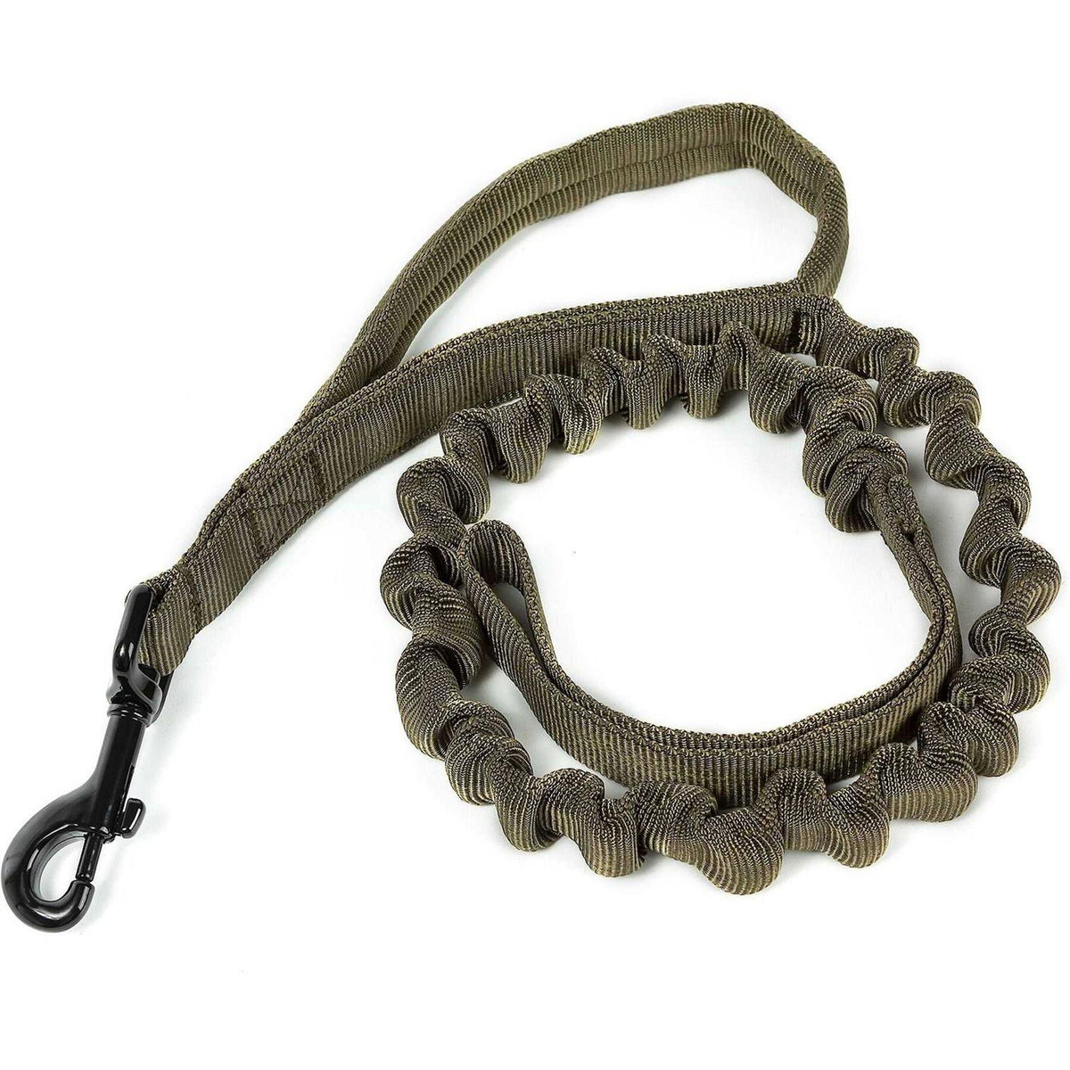 Tactical Dog Training Bungee Leash with 2 Control Handle Quick Release Nylon C1750