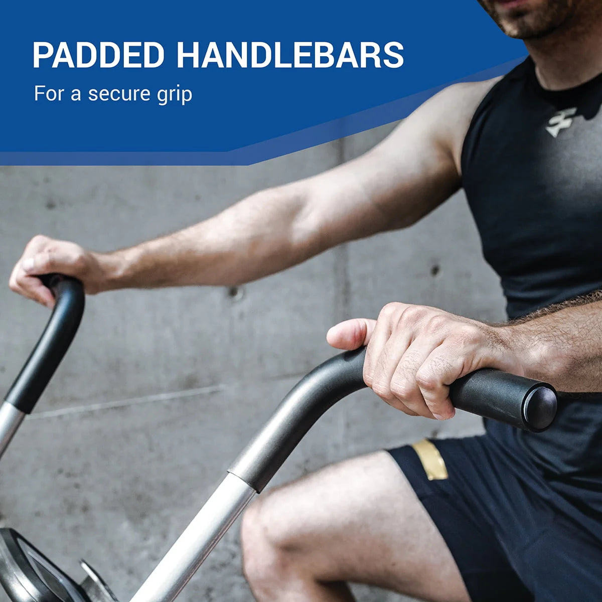 Exercise Bike with Wind Resistance and LCD Display E1875