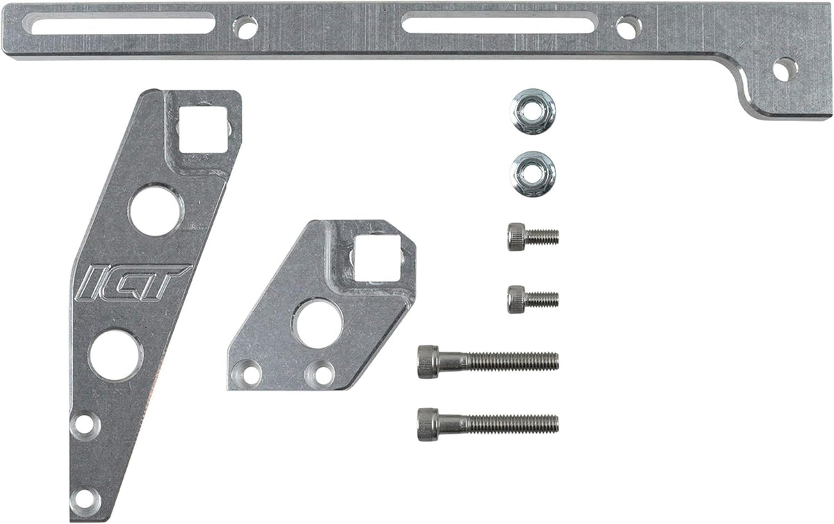 Adjustable Throttle Cable Bracket Billet Aluminum Pack of 2 J81063