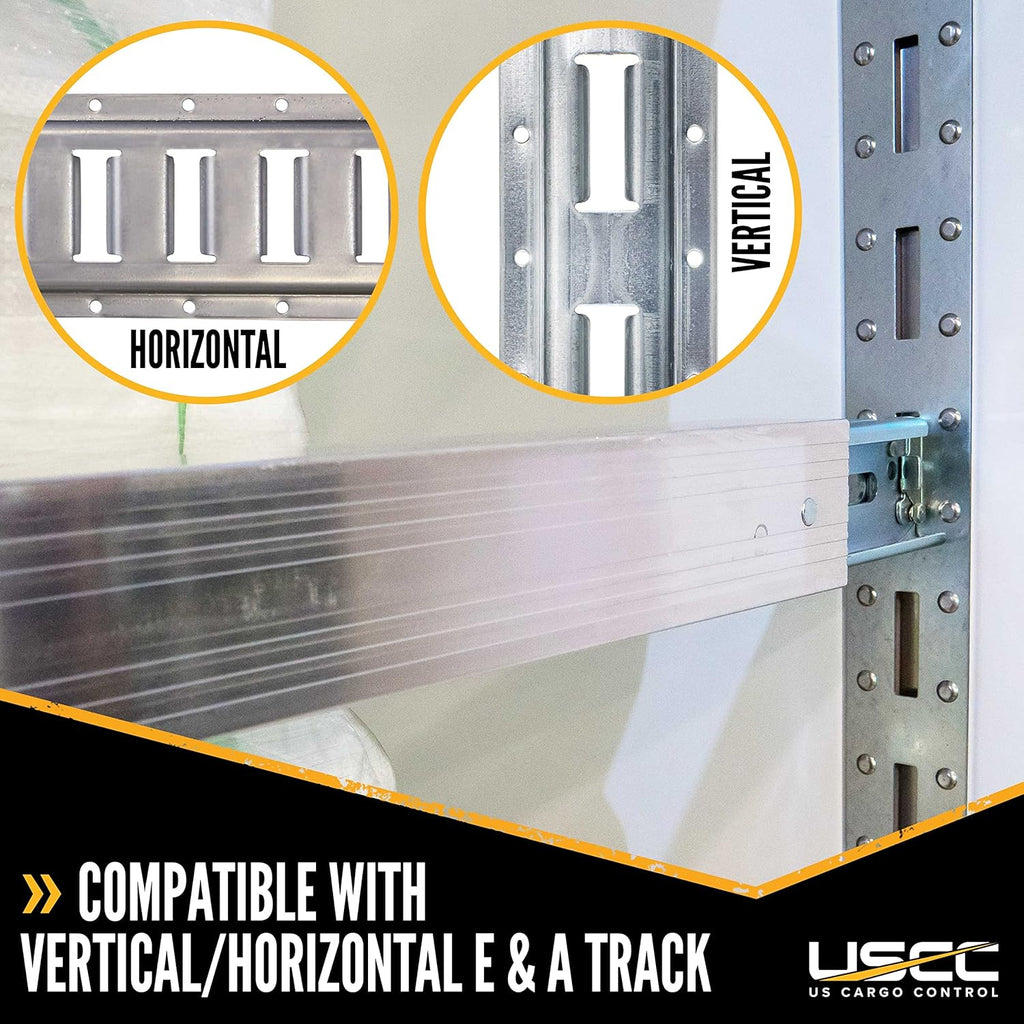 Adjustable Aluminum E Track Load Bar 4 Pack C352