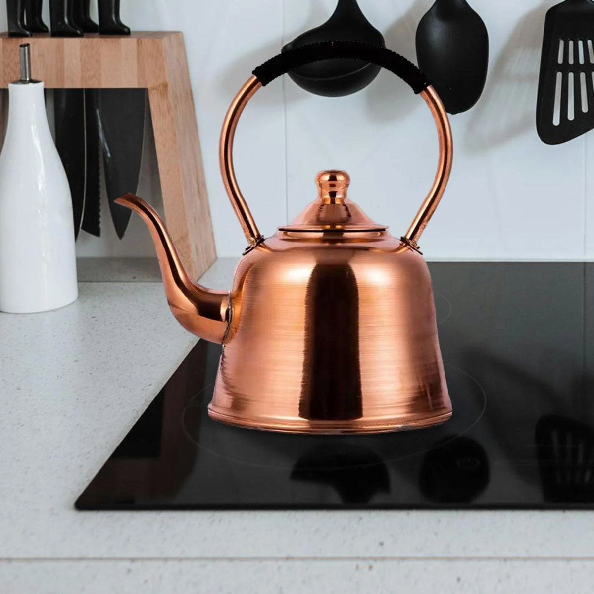 Copper Stovetop Coffee Pot Kettle R229