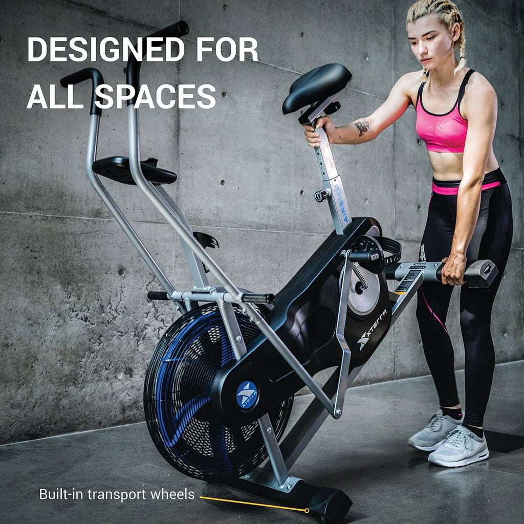 Exercise Bike with Wind Resistance and LCD Display E1875