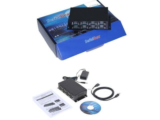 8-Port DB-9 RS232 to USB Adapter J33268