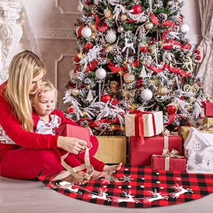 Blue Christmas Tree Skirt D898511