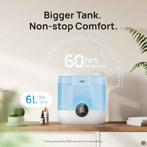4L Top Fill Cool Mist Ultrasonic Humidifier U176715