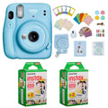 Sky Blue Instant Film Camera with Accessory Kit O63065