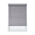 Gray Faux Wood Cordless Room Darkening Horizontal Blinds X31665