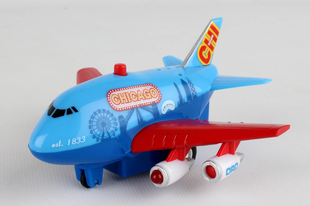 Pullback Toy Airplane with Light & Sound U800