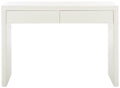 Ivory Wood Console Table with Drawer B51496