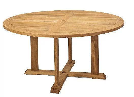 Grade-A Teak 7 Pc Dining Set with 6 Stacking Arm Chairs T327923